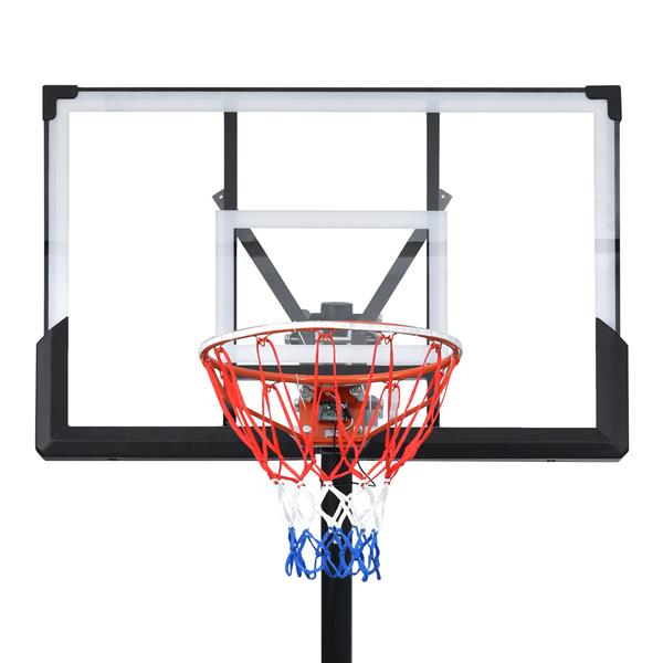 Portable Basketball Hoop Basketball System 8-10ft Height Adjustable for Youth Adults LED Basketball Hoop Lights, Colorful lights, Waterproof,Super Bright to Play at Night Outdoors,Good Gift for Kids