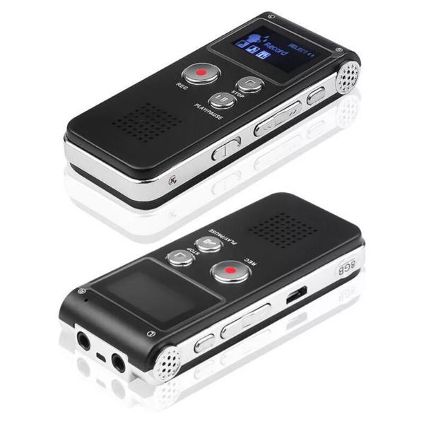 Digital Voice Recorder Dictaphone Audio Sound Recorder Mini Small Spy Lecture