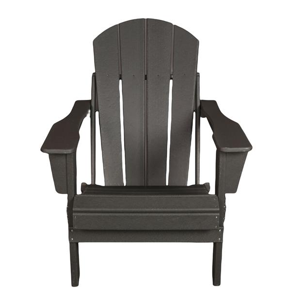 Folding Adirondack Chair, Relaxing Stackable Arm Rest Ernomic HDPE All-Weather Adirondack Chair