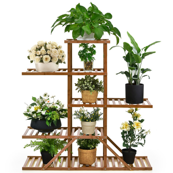 Bamboo Plant Stand 