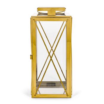 14\\"H STAINLESS STEEL LANTERN