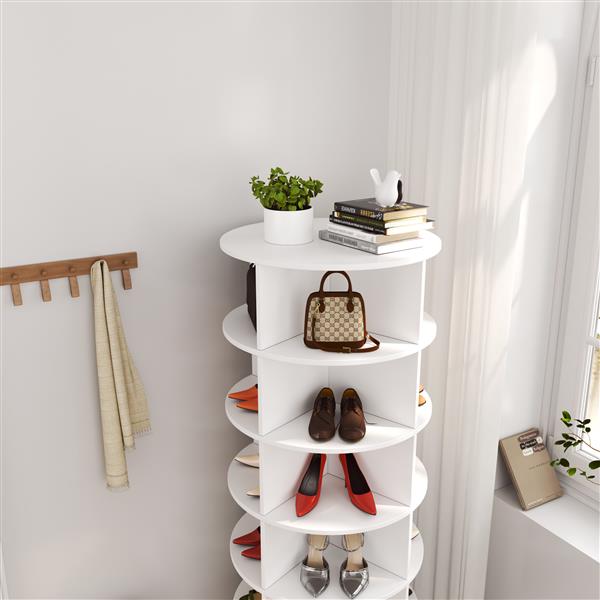 360 Rotating shoe cabinet 6 layers