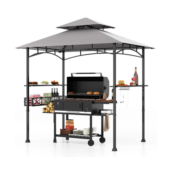 8 x 5 FT Outdoor Grill Gazebo