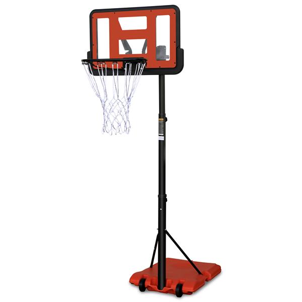 Use for Outdoor Height Adjustable 4.8 to 7.7ft Basketball Hoop 44 Inch Backboard Portable Basketball Goal System with Stable Base and Wheels