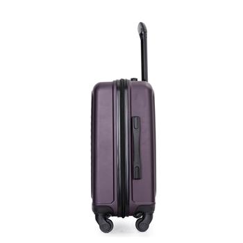 20\\" Carry on Luggage Lightweight Suitcase, Spinner Wheels, Purple