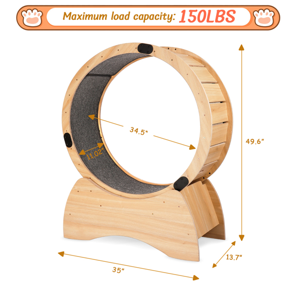 Cat Running Wheel /Cat Scratching Board 