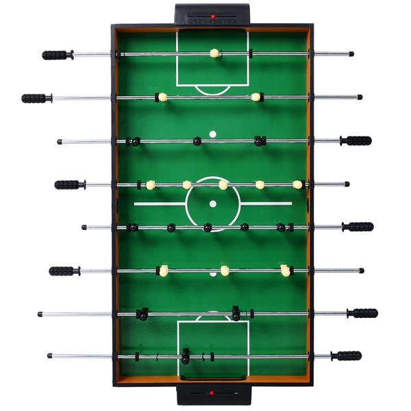 5-in-1 Multi-Game Table - Billiards, Push Hockey, Foosball, Ping Pong, and Basketball  brown/red