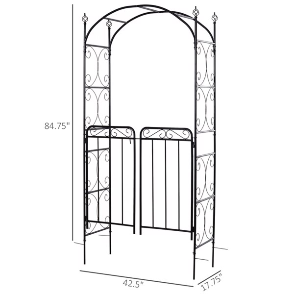 Metal Garden Arch ( Amazon Shipping)（Prohibited by WalMart）