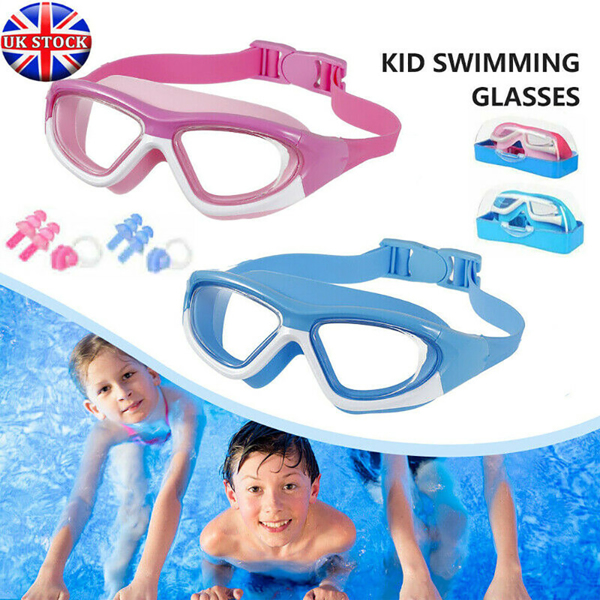 Children's anti-fog swimming goggles pink swimming pool goggles suitable for teenagers and children swimmers hot sale