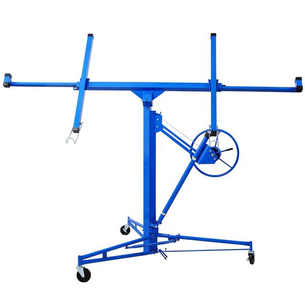 Drywall Lift Panel 11' Lift Drywall Panel Hoist Jack Lifter,BLUE