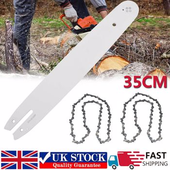 14\\" 35cm Guide Bar Fits STIHL 017 MS170 MS171 Chainsaw With 2 Chains UK