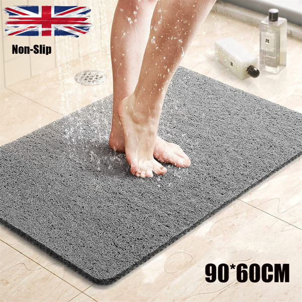 Shower Mat For Inside Shower Silk Circle Bath Mat NonSlip Anti Mould PVC BathMat-