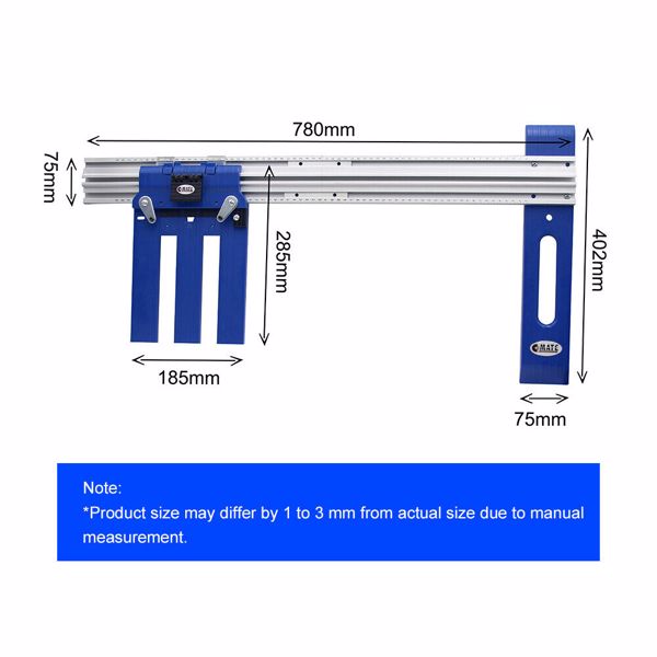 Circular Saw Guide Rail Precision Edge Track Power Cordless Cutting Tool UK