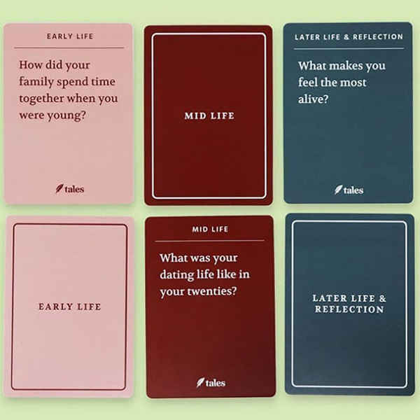 Life Story Interview Kit 150 Conversation Cards - Put Down The Phone Family Game