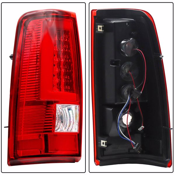 For 2003-2006 Chevy Silverado 1500 2500 3500 LED Tail Lights Brake Lamps Pair