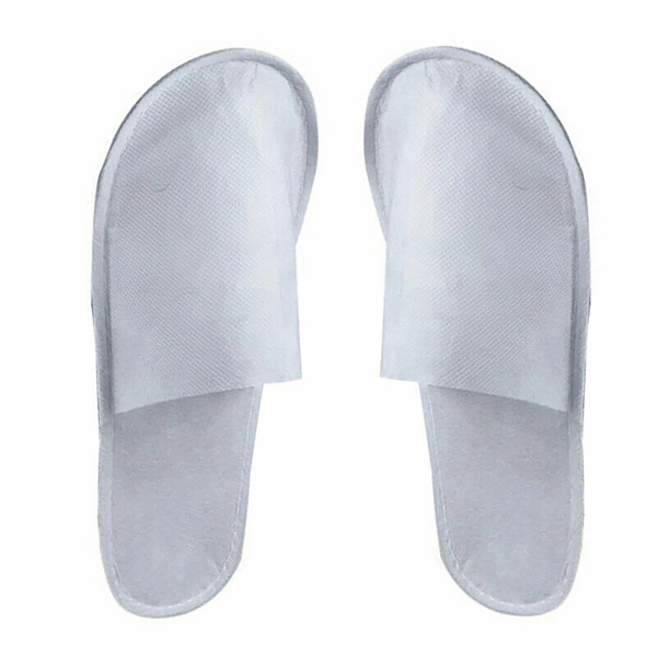 50 Pairs Spa Hotel Guest Slippers Toe Towelling Disposable Terry Style Lot