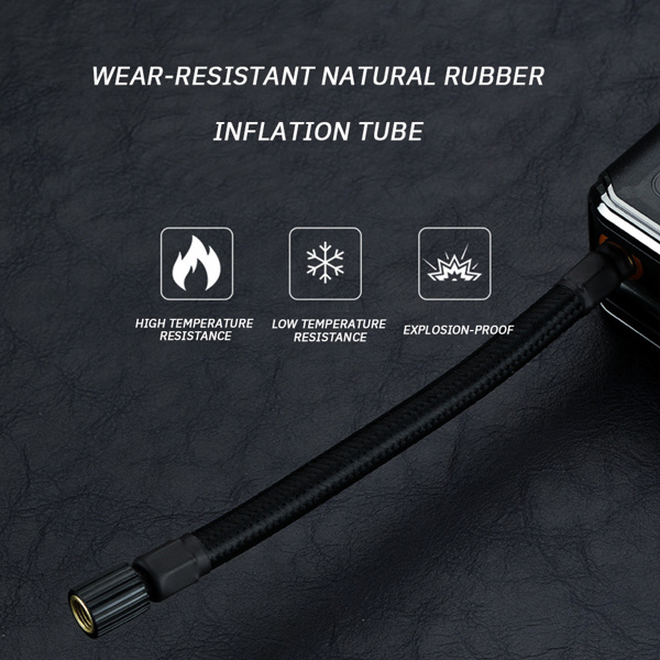 Mini Tire Inflator Tire Car Air Compressor LED Digital Display Air Compressor LED Lighting Can Be Used As A Power Bank: Use A 4000mAh Wireless Tire Inflator to Inflate Your Car/Motorcycle Tires/Bicycl