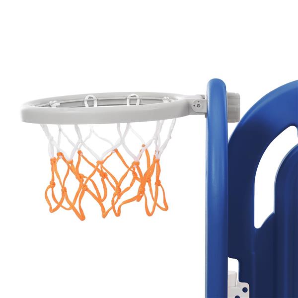 Toddler Climber and Slide Set 4 in 1, Kids Playground Climber  Slide Playset with Basketball Hoop Play Combination for Babies Indoor & Outdoor