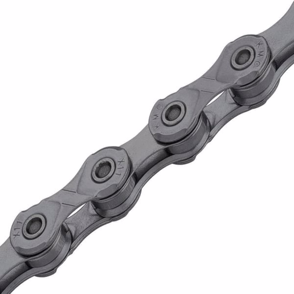 KMC X11-118L NP/BK 11 Speed Bicycle Chain - 1/2 x 11/128 inch, 118 Links