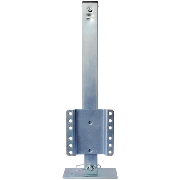 Heavy Duty Trailer Jack, Fixed Mount Jack w/Drop Leg, 28.6 in. of Lift, Max Load 2,500 Lbs