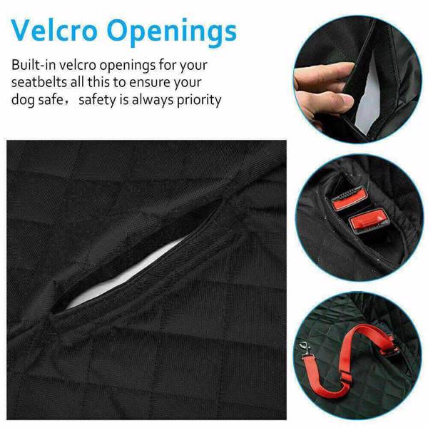 Pet Car Seat Cover Dog Safety Protector Mat Rear Back Seat Hammock Cushion Mat