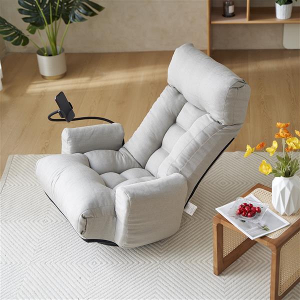 Adjustable head and waist, game chair, lounge chair in the living room, 360 degree rotatable sofa chair,Rotatable seat Leisure Chair deck chair