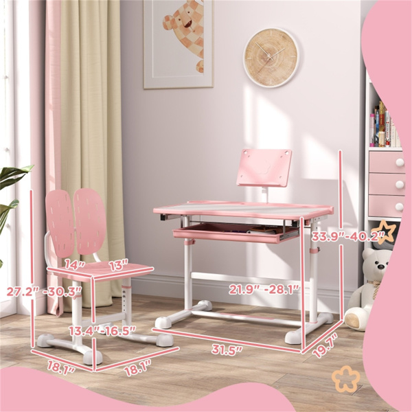 Kids Desk and Chair Set