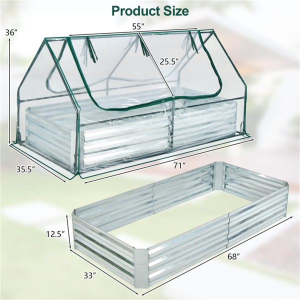 Mini garden bed Silver