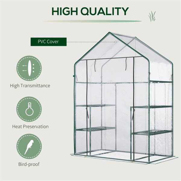 Mini Walk-in Greenhouse ( Amazon Shipping)（Prohibited by WalMart）