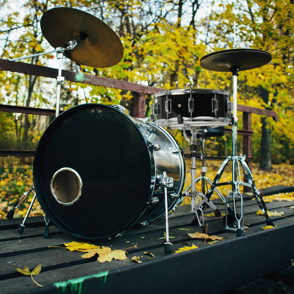 14 x 5.5in Snare Drum Set with Drumstick Holder, Snare Drum Bag, Strap, Mute Pad & Drum Stick for Beginner Student Black