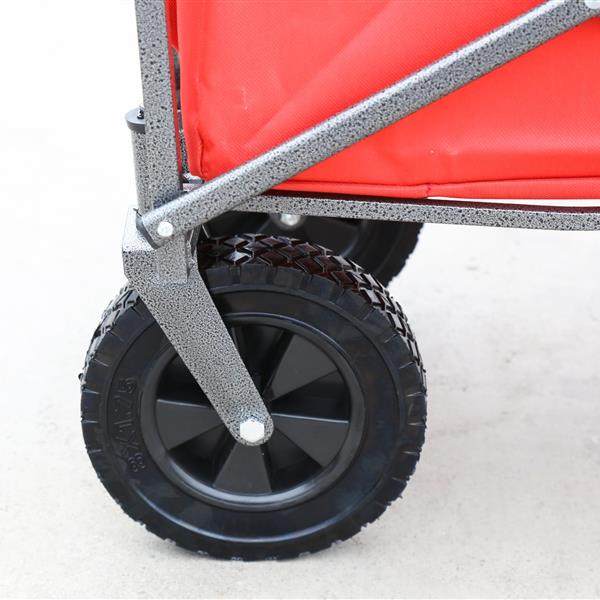 Outdoor Garden Multipurpose Micro Collapsible Beach Trolley Cart Camping Folding Wagon