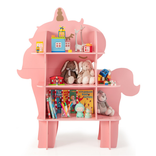 Open storage rack in pink 