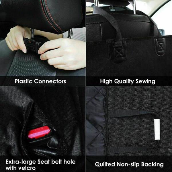 Pet Car Seat Cover Dog Safety Protector Mat Rear Back Seat Hammock Cushion Mat