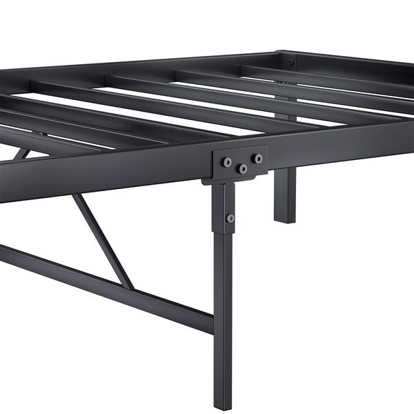 Metal Platform Bed frame ,Sturdy Metal Frame, No Box Spring Needed(Twin)