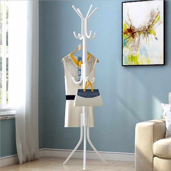 Coat Stand Coat/Hat/Jacket/Umbrella Floor Standing Rack Clothes Hanger Hooks UK