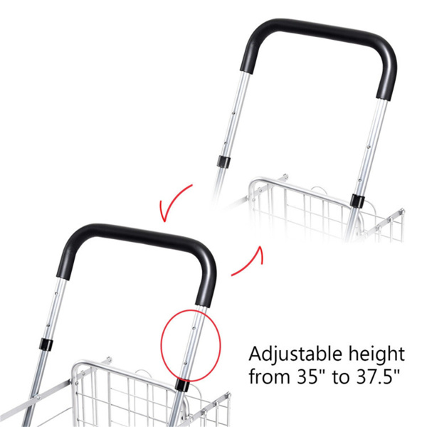 Convenient foldable shopping cart