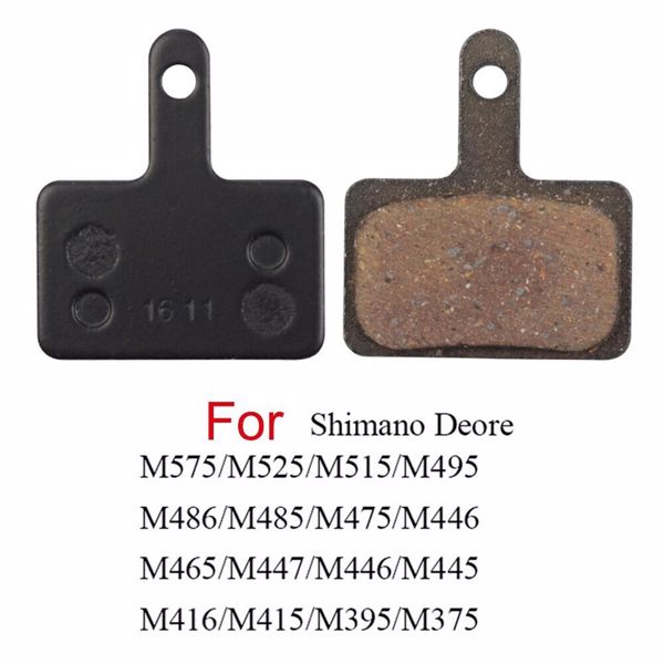 4 Pair Semi Metal Resin Disc Brake Pads for Shimano B01S MT200 M395 M446 M525