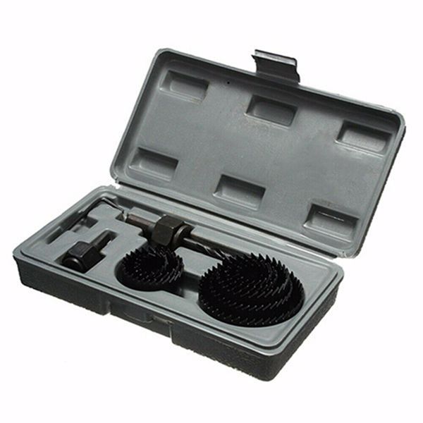 11PCS HOLE SAW CUTTER SET Round/Circular Drill Cutting Case Kit Metal/Alloy/Wood