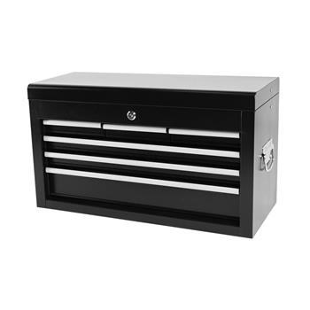 8-Drawer Rolling Tool Chest with Wheels, Large Tool Cabinet with Drawers, Mobile Steel Tool Storage Organizer with Lock&Liner for Warehouse, Workshop, Black