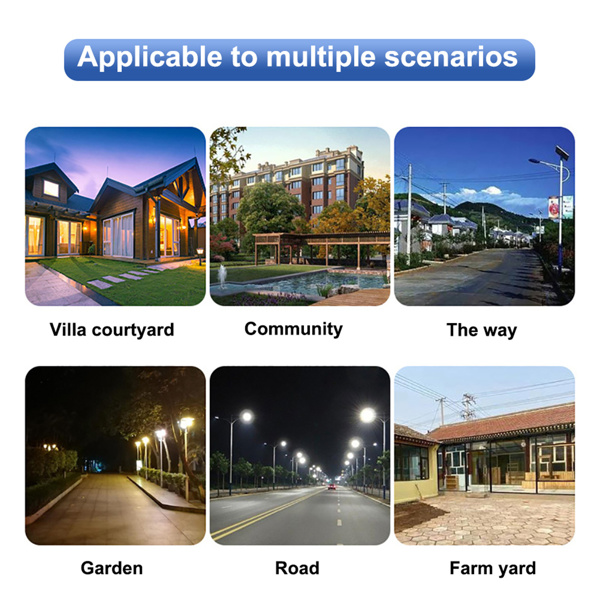 Commercial Solar Street Light LED IP67 Dusk-Dawn Road Lamp