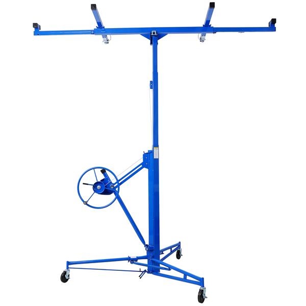 Drywall Lift Panel 11' Lift Drywall Panel Hoist Jack Lifter,BLUE