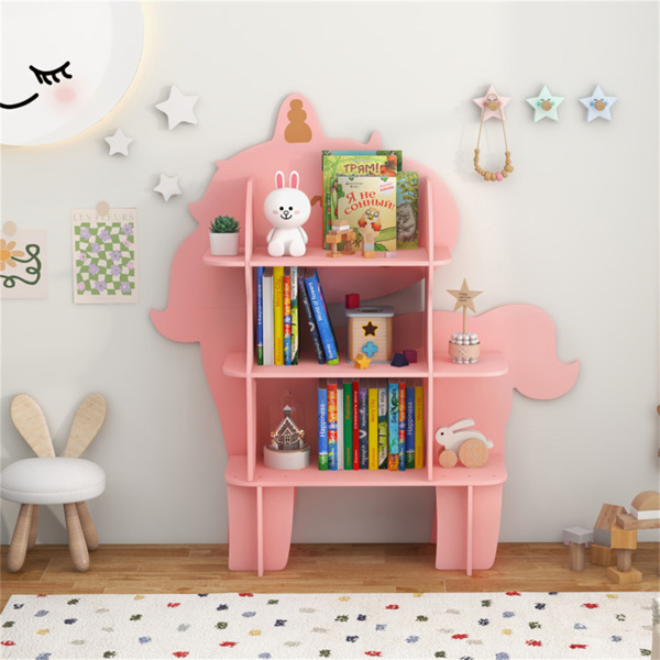 Open storage rack in pink 