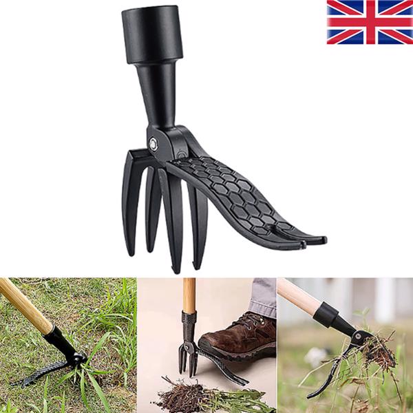 Foot-operated Weeder Outdoor Stand Up Weed Puller Claw Weeder Root  Remover Tool