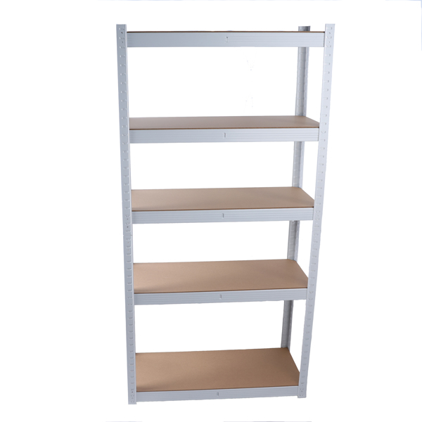 5 Tier Laminated White Metal Shelving Unit Adjustable Garage Storage Utility Rack Heavy Duty Shelves Organization Multipurpose Shelf Warehouse Basement Pantry 29" W x 12" D x 59" H 1Pack