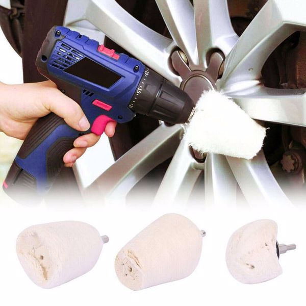 10Pcs Polishing Buffing Pads Mop Wheel Buffer Pad Drill Kit for Car Polisher Kit