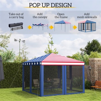 3X3M Pop Up Canopy Party Tent -AS ( Amazon Shipping)（Prohibited by WalMart）