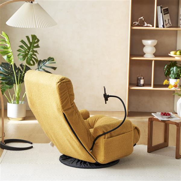 Adjustable head and waist, game chair, lounge chair in the living room, 360 degree rotatable sofa chair,Rotatable seat Leisure Chair deck chair