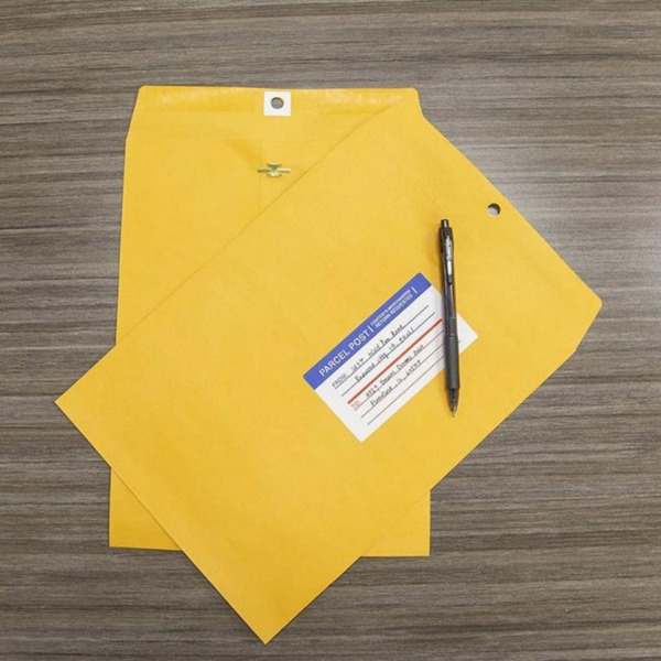 Envelope, 100 pieces per box, 6 "x 9", yellow kraft paper, yellow envelope, document envelope, kraft paper envelope, sealed envelope,(No shipments on weekends, banned from Amazon)