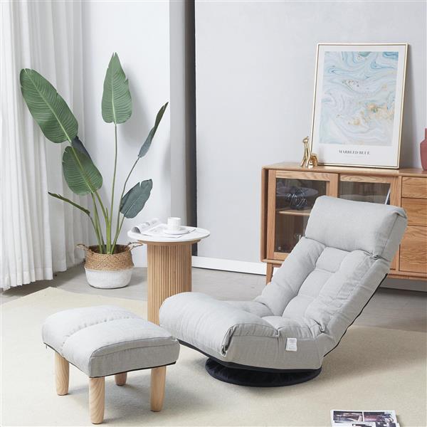 Single sofa reclining chair Japanese chair lazy sofa tatami balcony reclining chair leisure sofa adjustable chair