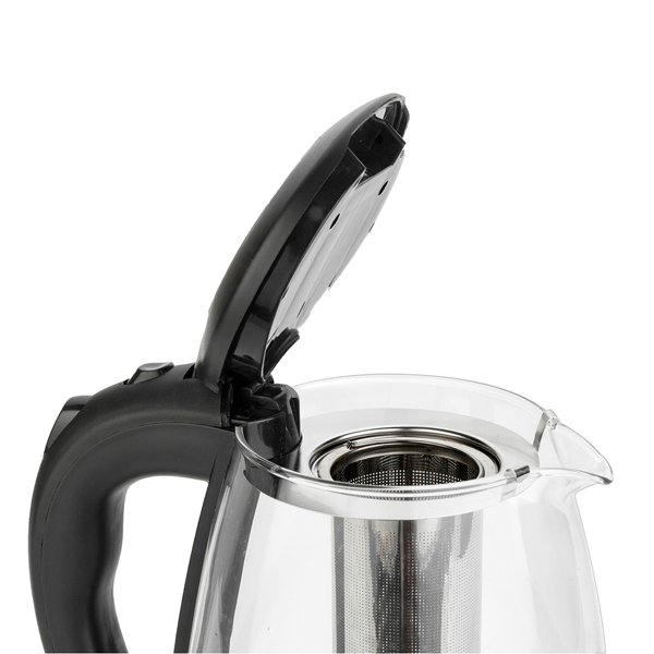 ZOKOP HD-1861-A 110V 1500W 1.8L Electric Glass Kettle US Plug